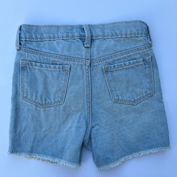 Old Navy Distress Denim Shorts with Elastic Waist, Size 5T - Picture 2 of 3